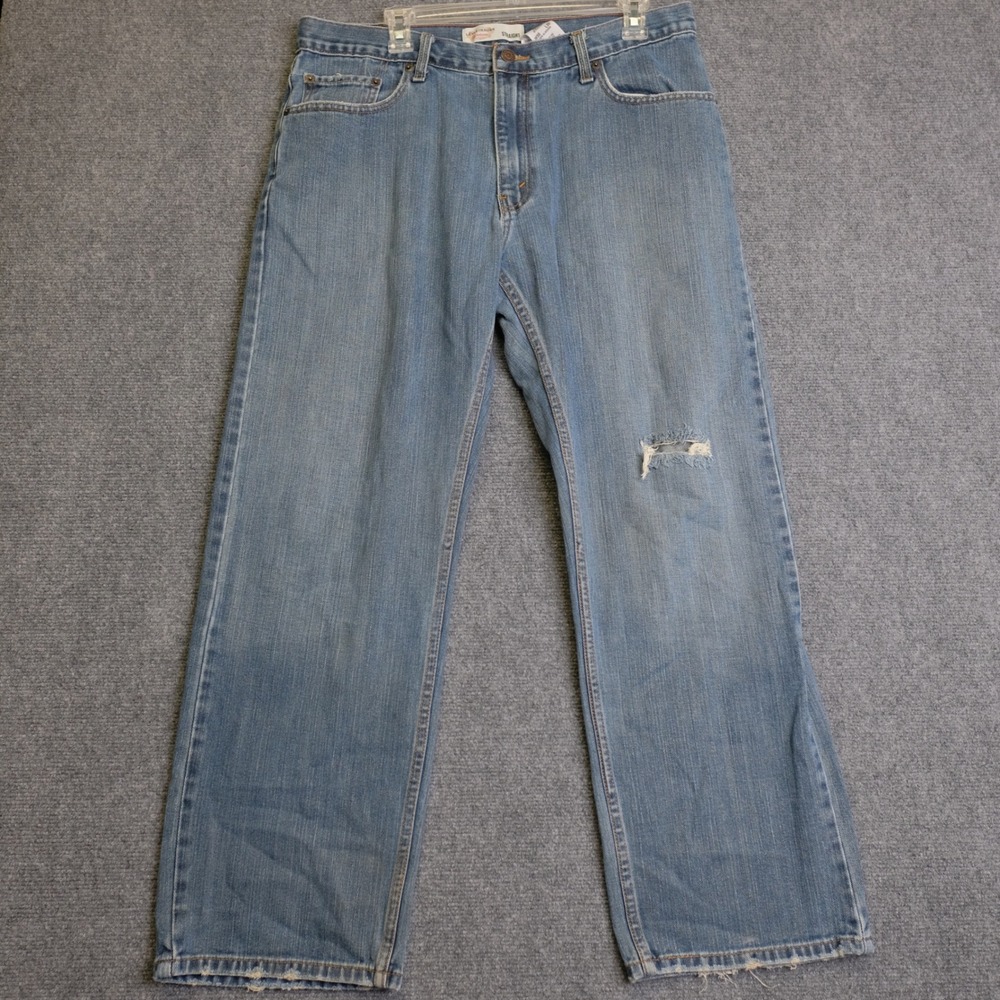 Levi Strauss Signature Jeans Mens 36x30 Straight Leg Denim‎ Comftorable Casual